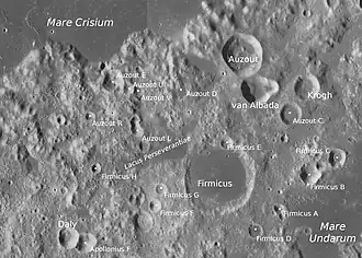 Image illustrative de l'article Firmicus (cratère)