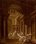 Un sacrifice dans le temple de l'Amour, 1772
