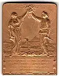 Médaille commémorative des 50 ans d'administration, revers.