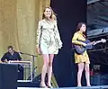 Johanna et Klara au Festival Ruisrock le 6 juillet 2014 (Turku, Finlande).