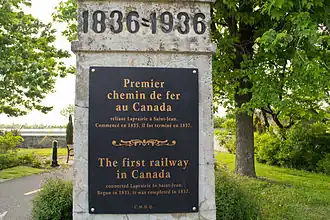 illustration de Chemin de fer Champlain et Saint-Laurent
