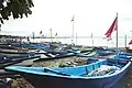 Bateaux de pêche à Pangandaran