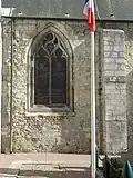 2e&nbsp;travée du chœur, élévation extérieure (nord).
