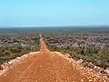 Vue au sud vers la côte.