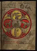 Vision de l'agneau et des quatre symboles, f.90