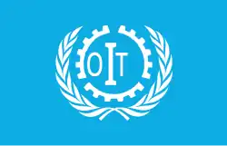 Drapeau : Organisation internationale du travail