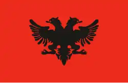 Drapeau de l'Albanie