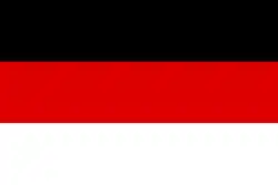 Drapeau des Oromos (Oromia en Éthiopie, Kenya et Somalie).