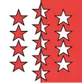 Drapeau de État du Valais
