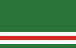 Drapeau de la République tchétchène d'Itchkérie