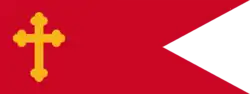 Drapeau des monnaies du tsar Konstantin Ier Tikh Asen entre 1257 et 1277.