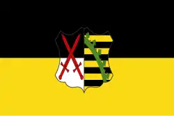 Drapeau de l'Électorat de Saxe