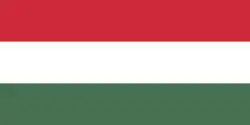 Drapeau de la Hongrie