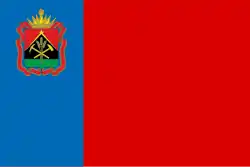 Drapeau de l'oblast de Kemerovo-Kouzbass