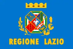 Drapeau de la région du Latium