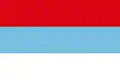 Variante du drapeau de la république du Monténégro de 1994 à 2004.  , ratio 2:3