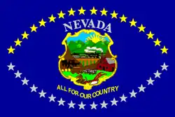 Drapeau du Nevada de 1915 à 1929