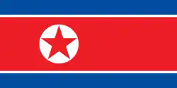 Drapeau de la Corée du Nord