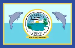 Drapeau de Comté d'Okaloosa(en) Okaloosa County