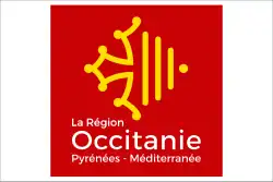 Version carrée du logo sur fond blanc.