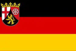 Drapeau de la Rhénanie-Palatinat