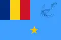 Pavillon de Contre-Amiral d'escadre, commandant une unité importante