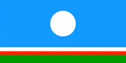 Drapeau de la Iakoutie.