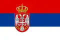 Drapeau de la Serbie