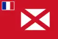 Drapeau du protectorat français de Wallis-et-Futuna (1887-1910).