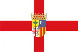Drapeau de la province de Saragosse