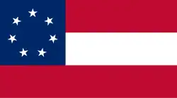 Pavillon de la Confederate States Navy
