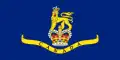Drapeau du gouverneur général de 1952 à 1981 (avec une couronne de Saint-Édouard).