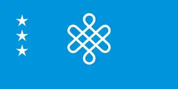 Drapeau supposé du Khanat kazakh