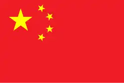 Drapeau de la République populaire de Chine