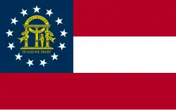 Drapeau de la Géorgie (États-Unis)
