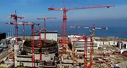 Chantier de l'EPR en 2010