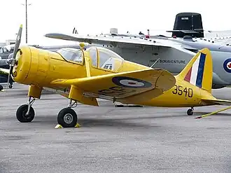 Vue de l'avion.