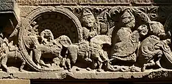 Église : linteau.