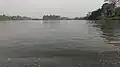 Fleuve Mbam vu d'une pirogue.