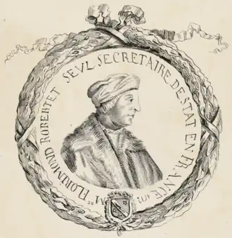 Portrait de Florimond de Robertet.