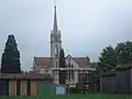 Vue sud de l'église (août&nbsp;2008)