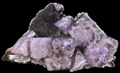 Fluorine, mine Boltsburn, Angleterre (15&nbsp;×&nbsp;8&nbsp;cm).