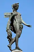 Nymphe fluviale ailée par Mathurin Moreau.