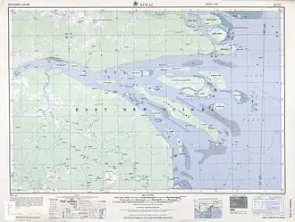 L'île Wabuda dans le delta du fleuve Fly.