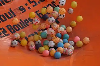 Un stand de boules.