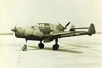 Vue de l'avion.