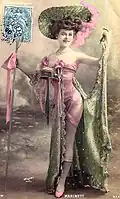 Les Folies Bergère vers 1900.
