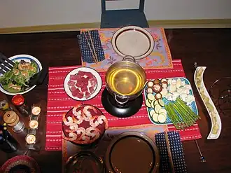 Fondue vigneronne au vin blanc des comtés-rhodaniens