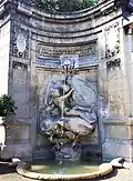 Fontaine Amédée-Larrieu, fontaine de gauche