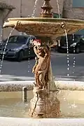 Détail d'une fontaine.